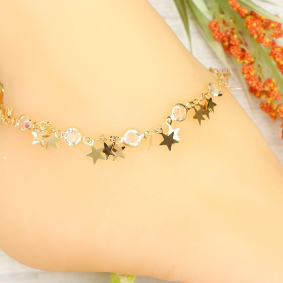 "Handmade Anklet – Elegant & Delicate Jewelry for Women | UNVRC1325 - Picture 1 of 10